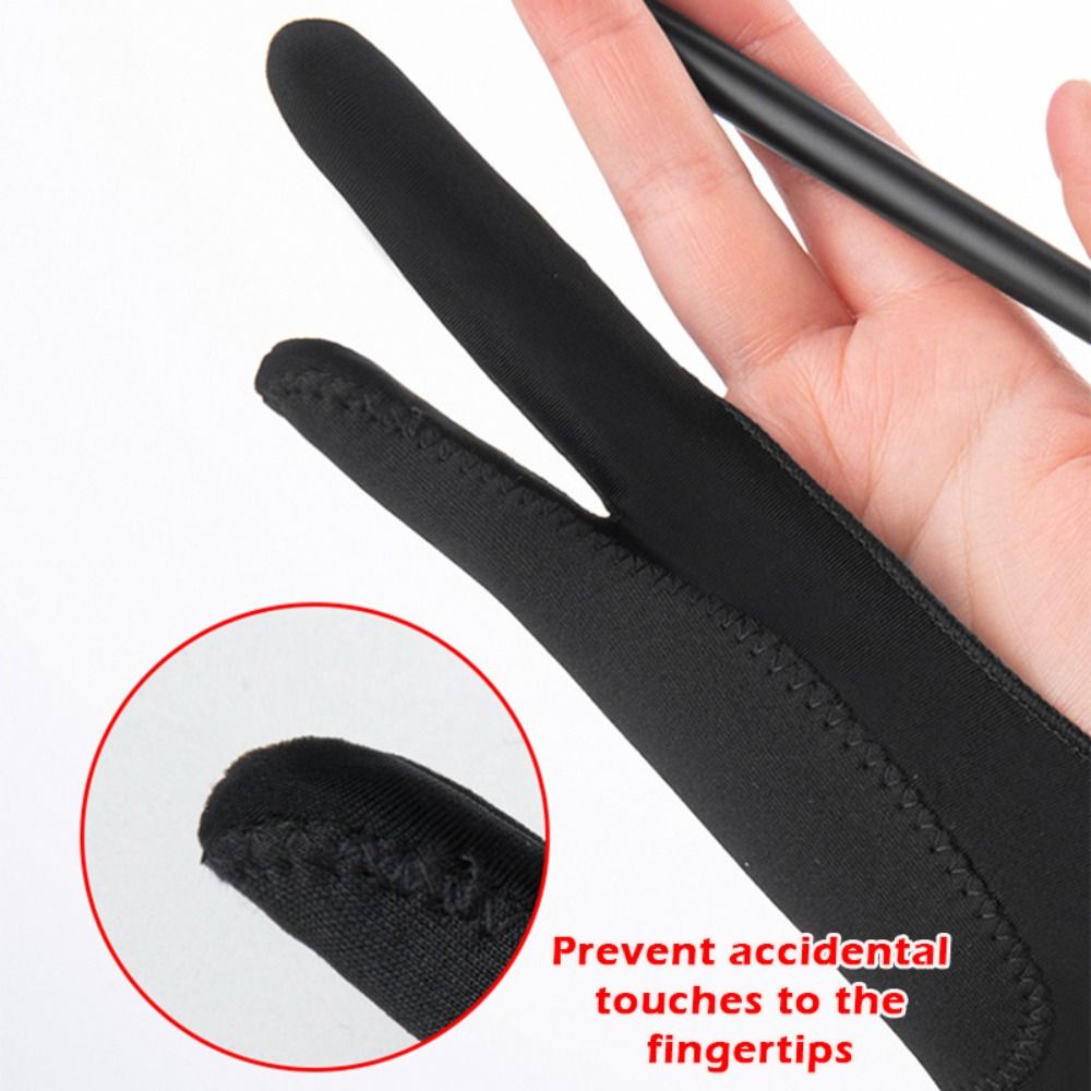 Touch Screen Gloves - 1個入り 高品質 1/2指ペイントグローブ 防汗・防汚 スケッチグローブ 画材用グローブ