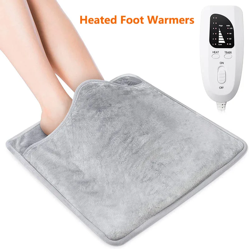 Hand Warmer Electric - 電気フットウォーマー,加熱パッド付き,暖かいスリッパ,洗える手と足のウォーマー,6ギアの温度,家庭用,冬用