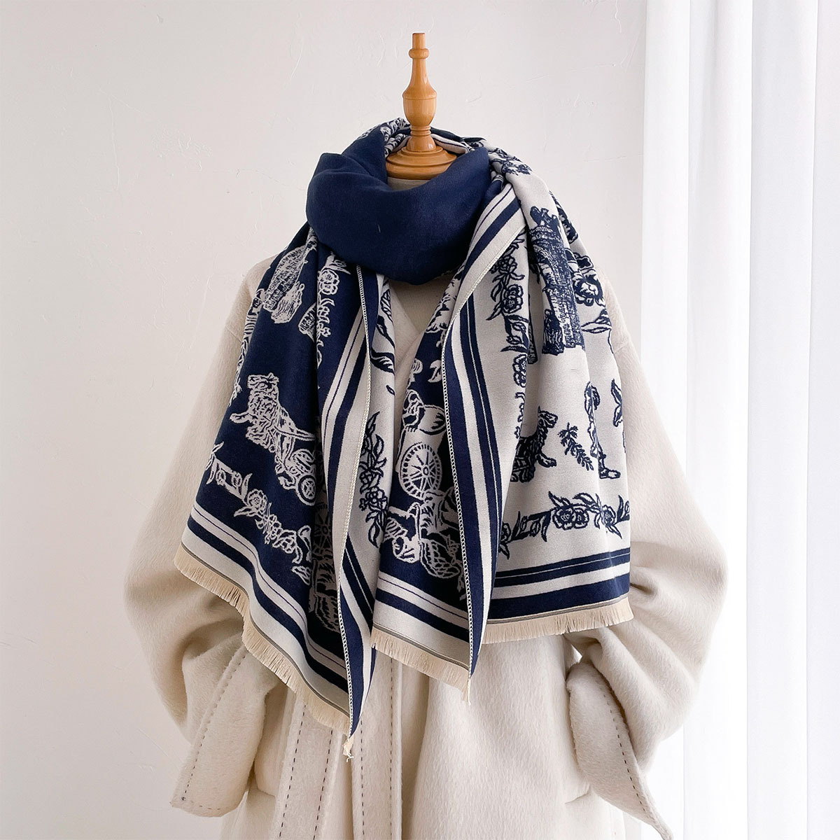 スカーフ 女性用ヒジャブ パシュミナ バンダナ ショール カ - Cashmere Pashmina Wrap のレビューと価格