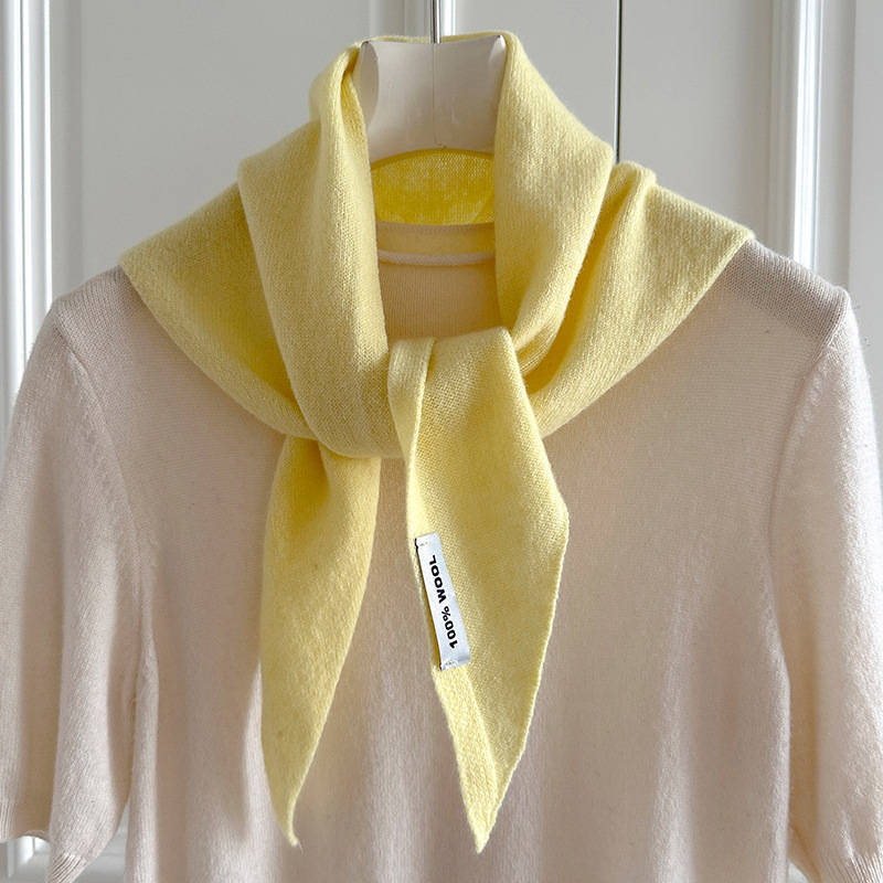 ニットスカーフ女性 100% ウール冬暖かいスカーフ明るいソ - Cashmere Pashmina Wrap のレビューと価格