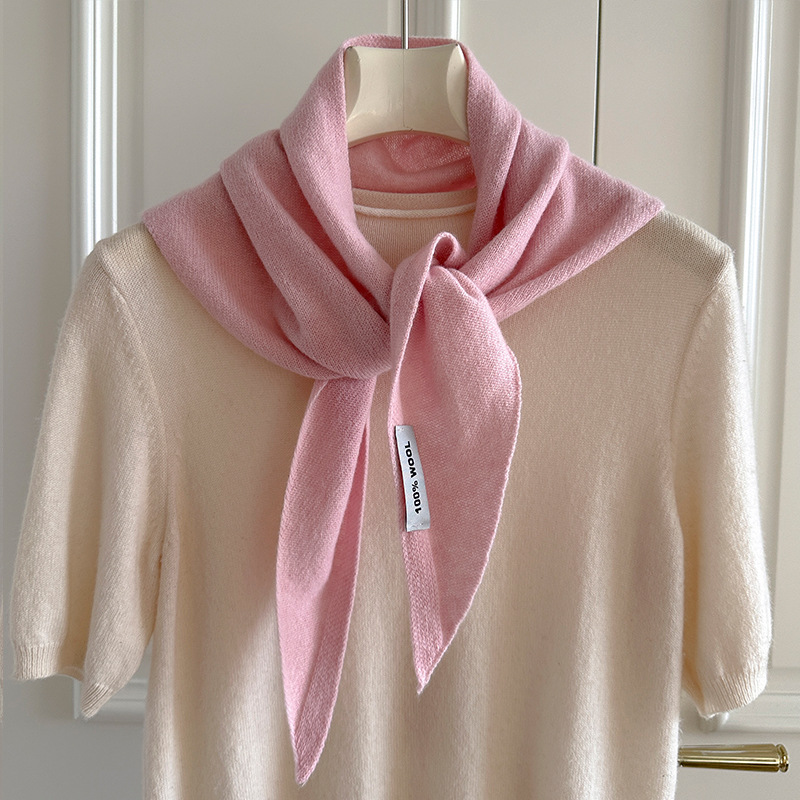 ニットスカーフ女性 100% ウール冬暖かいスカーフ明るいソ - Cashmere Pashmina Wrap のレビューと価格