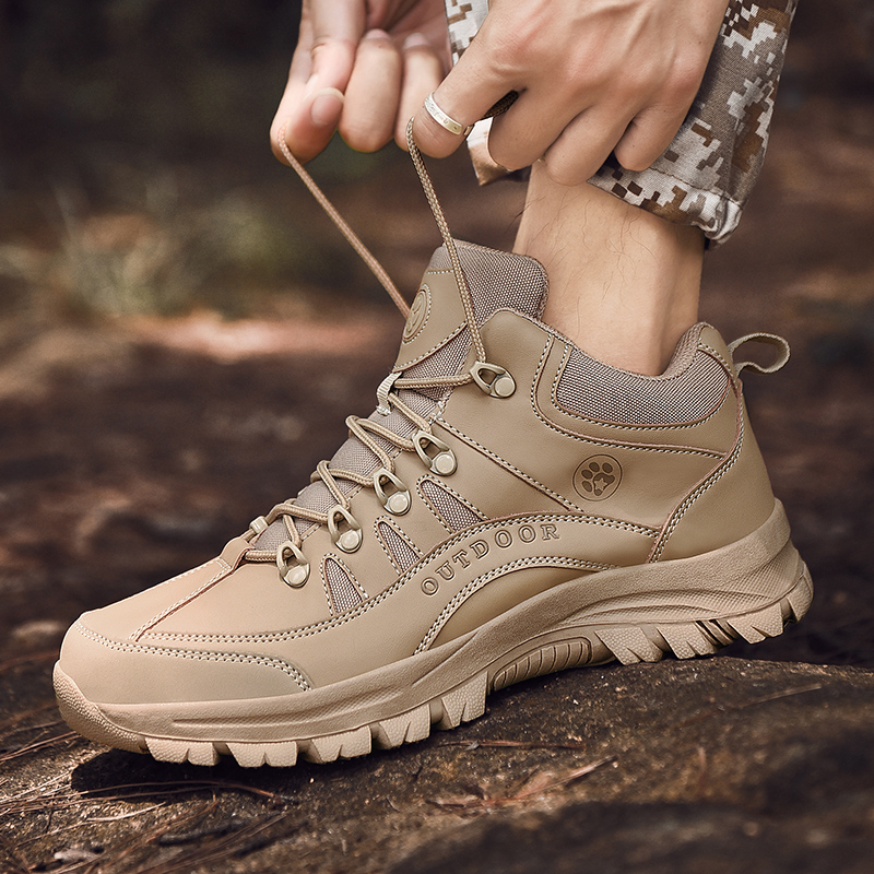 男性の戦術的なブーツ軍事男性軍靴登山ハイキング靴女性高品質豪 - Waterproof Winter Boot のレビューと価格