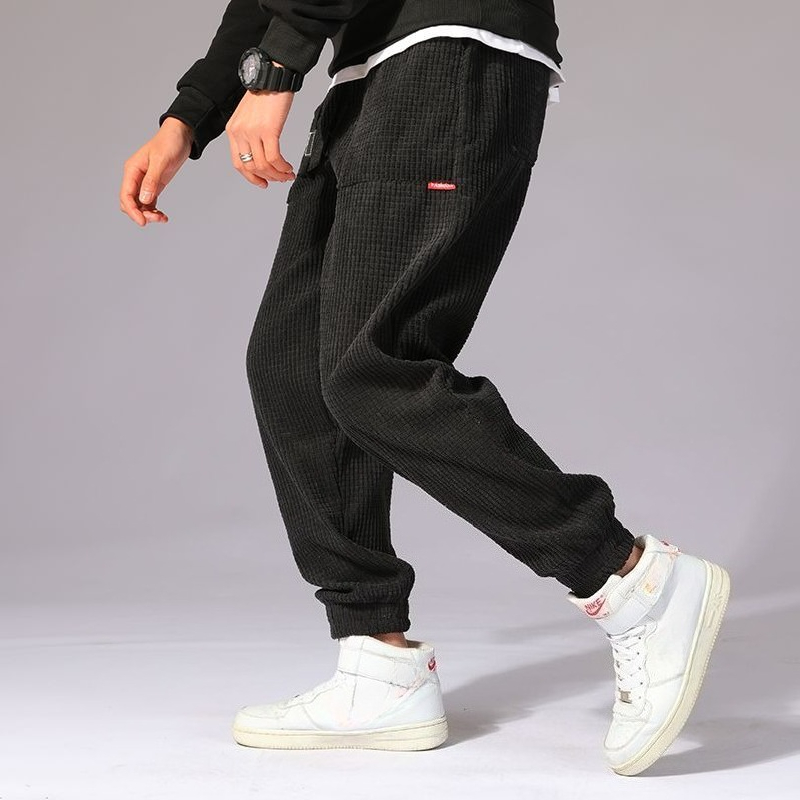 メンズコーデュロイ スウェットパンツ 秋冬 裏起毛 カジュア - Corduroy Pant Warm のレビューと価格